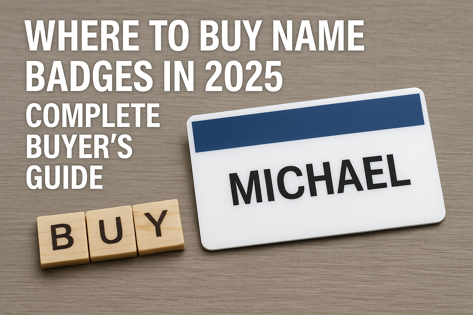 Where to Buy Name Badges in 2025 Complete Buyers Guide - Namebadge