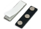 Magnetic name badge fastener