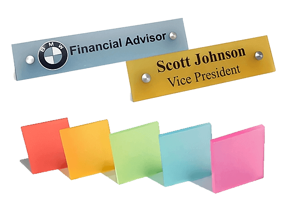 Glossy Name Plates